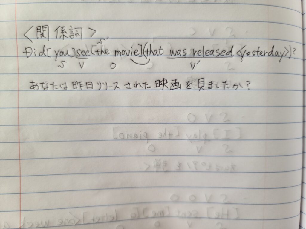 【英文構造丸わかり】英語文法勉強法！おすすめノート術